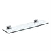 Ideal Standard IOM Square 50Cm Shelf - Frosted Glass/Chrome - Unbeatable Bathrooms