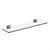 Ideal Standard IOM Square 50Cm Shelf - Frosted Glass/Chrome - Unbeatable Bathrooms