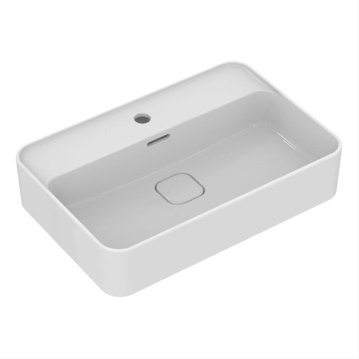 Ideal Standard Strada II Rectangular One Taphole Vessel Washbasin With Overflow And Integral Clicker Waste - Unbeatable Bathrooms