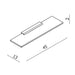 Essential Urban Glass Shelf without Rail - Unbeatable Bathrooms