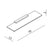 Essential Urban Glass Shelf without Rail - Unbeatable Bathrooms
