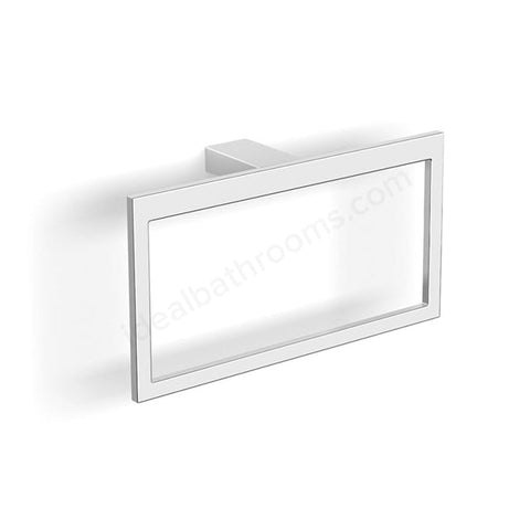 Essential Urban Square Towel Ring - Unbeatable Bathrooms