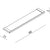 Essential Urban Square Glass Shelf - Unbeatable Bathrooms