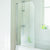 Essential Element Curved Bath Screen 750mm W x 1300mm H 5mm Glass-EB301 - Unbeatable Bathrooms