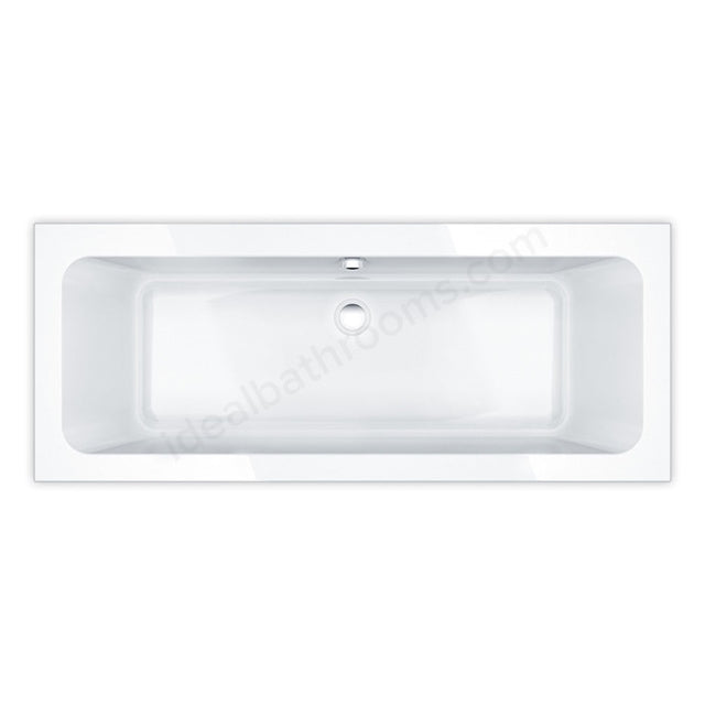 Essential Islington Rectangular Double Ended Bath No Tap Hole - Unbeatable Bathrooms