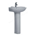 Essential Ocean Basin Full Pedestal Pack 560mm W White - Unbeatable Bathrooms