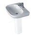 Essential Lily 55cm 1 Tap Hole Basin - Unbeatable Bathrooms
