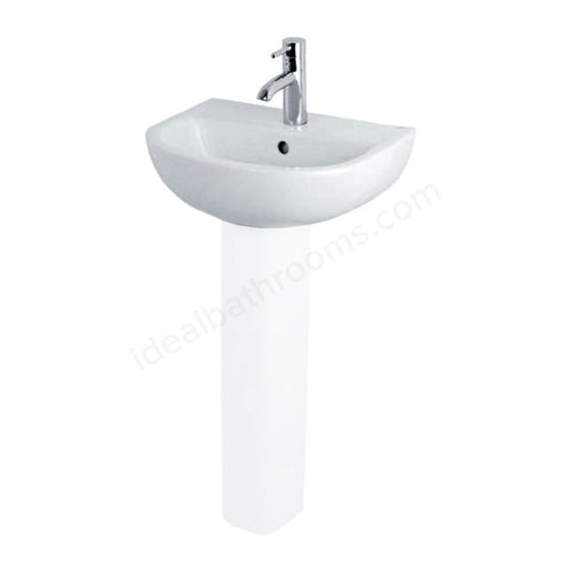 Essential Lily 45cm 1 Tap Hole Basin - Unbeatable Bathrooms