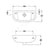 Essential Lily 450mm Slimline 1 Tap Hole Basin - Unbeatable Bathrooms