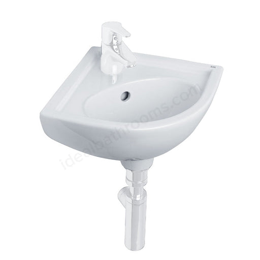 Essential Corner 1 Tap Hole Basin - Unbeatable Bathrooms