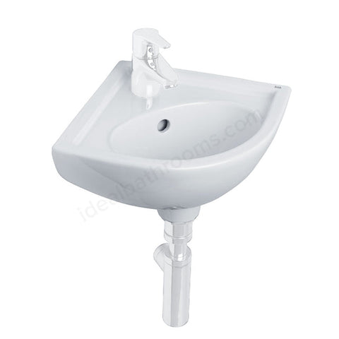 Essential Corner 1 Tap Hole Basin - Unbeatable Bathrooms