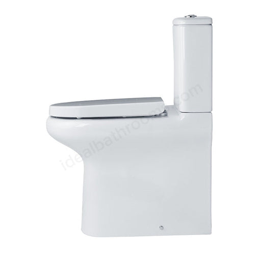 Essential Lily Rimless Comfort Height Toilet Pack With Soft Close Seat - Unbeatable Bathrooms