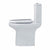 Essential Lily Rimless Comfort Height Open-Back Close Coupled Toilet - Unbeatable Bathrooms