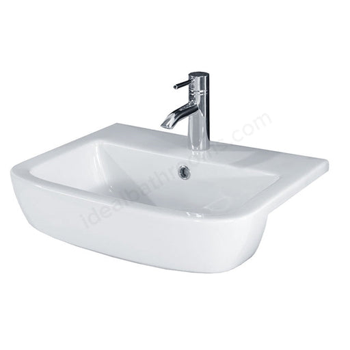Essential Orchid 1Tap Hole Semi-Recessed Basin - Unbeatable Bathrooms