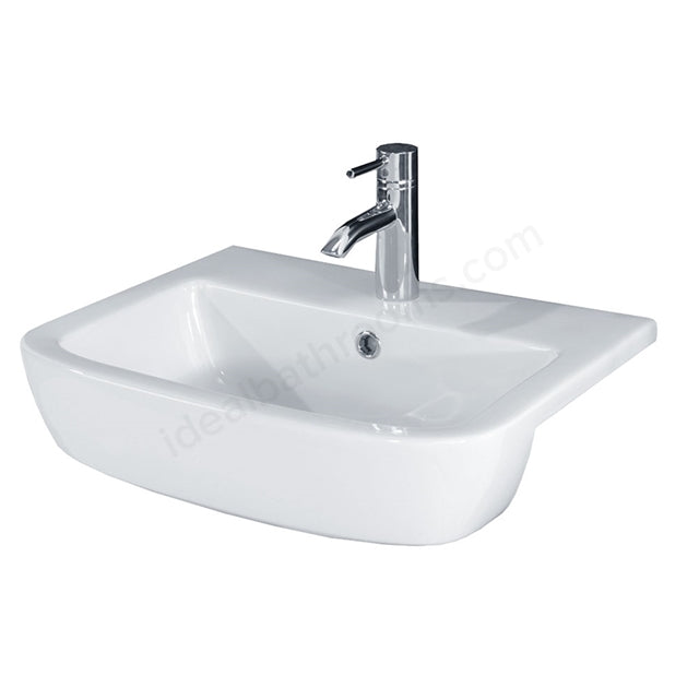 Essential Orchid 1Tap Hole Semi-Recessed Basin - Unbeatable Bathrooms