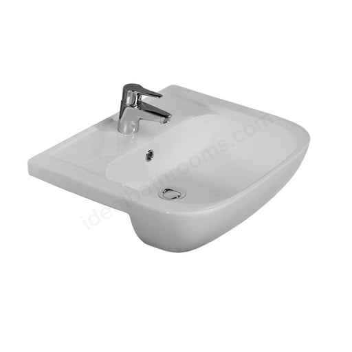 Essential Fuchsia 52cm Semi Recessed Basin - Unbeatable Bathrooms