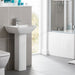 Essential Jasmine 600mm Basin 1 Tap Hole - Unbeatable Bathrooms