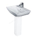 Essential Jasmine 600mm Basin 1 Tap Hole - Unbeatable Bathrooms