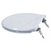 Essential Luxury Soft Close Toilet Seat and Cover Oval Shape White - EC502 - Unbeatable Bathrooms