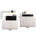 Essential Dual Flush Concealed Cistern with Button - Unbeatable Bathrooms