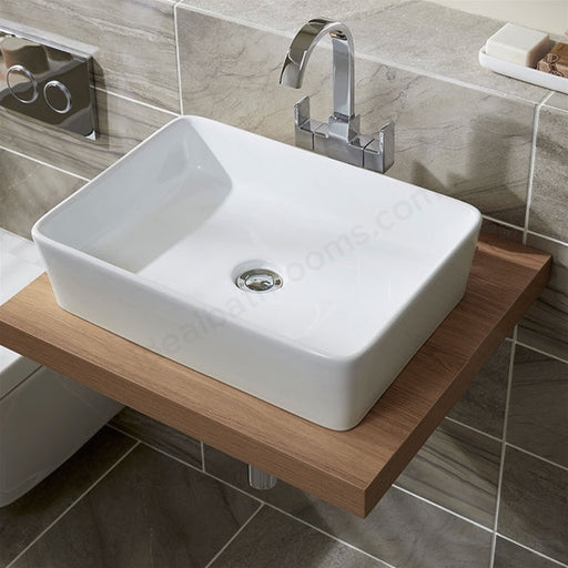 Essential Rectangular Countertop Basin - Unbeatable Bathrooms