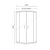 Essential Spring8 Offset Quadrant Shower Enclosure with 2 Sliding Doors - Unbeatable Bathrooms