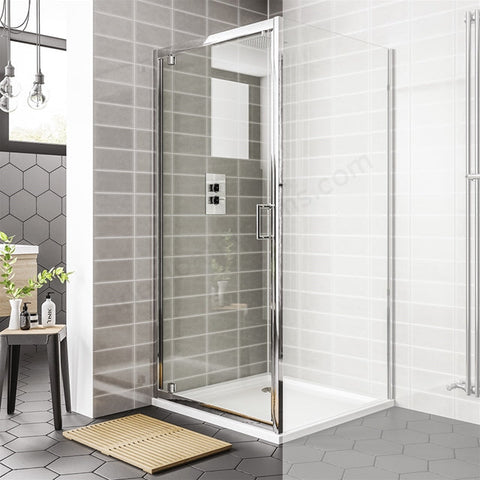 Essential Spring Pivot Door - Unbeatable Bathrooms