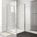 Essential Spring Shower Enclosure Fixed Side Panel Only - 1900mm High - Unbeatable Bathrooms