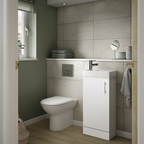 Essential Alaska Floorstanding Cloakroom Unit - Unbeatable Bathrooms