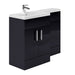 Essential Nevada L Shape Back To Wall WC & Basin Unit - Unbeatable Bathrooms