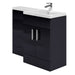 Essential Nevada L Shape Back To Wall WC & Basin Unit - Unbeatable Bathrooms