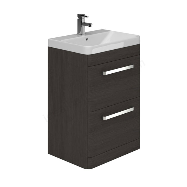 Essential Vermont Floor Standing 2 Drawer Unit + Basin - Unbeatable Bathrooms