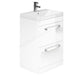 Essential Vermont Floor Standing 2 Drawer Unit + Basin - Unbeatable Bathrooms
