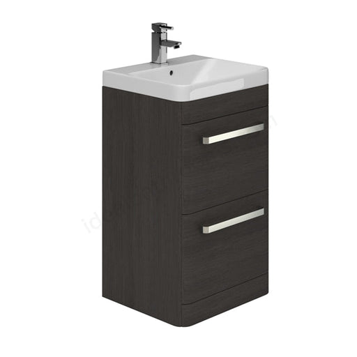 Essential Vermont Floor Standing 2 Drawer Unit + Basin - Unbeatable Bathrooms