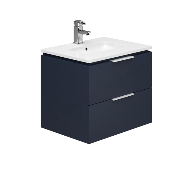 Essential Dakota Wall Hung 2 Drawer Unit & Basin - Unbeatable Bathrooms