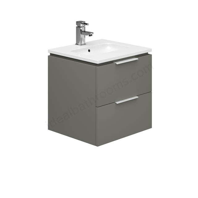 Essential Dakota Wall Hung 2 Drawer Unit & Basin - Unbeatable Bathrooms