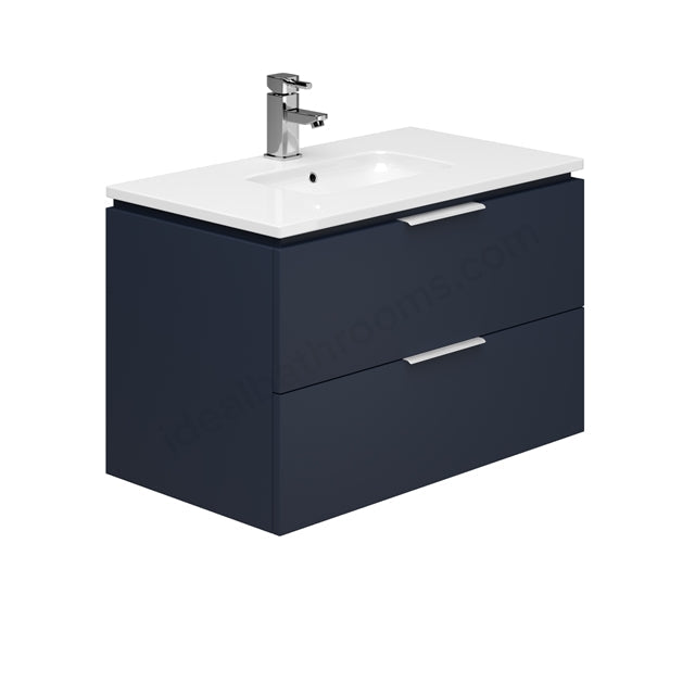 Essential Dakota Wall Hung 2 Drawer Unit & Basin - Unbeatable Bathrooms