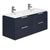 Essential Dakota 1200mm Wall Hung 4 Drawer Unit & Double Basin - Unbeatable Bathrooms