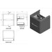 Essential Colorado Wall Hung 2 Drawer Unit & Basin - Unbeatable Bathrooms