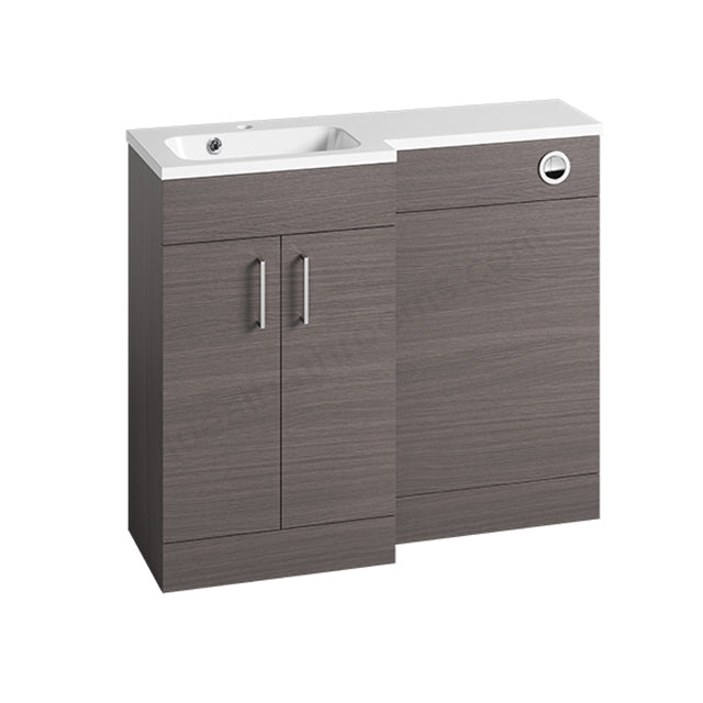 Essential Montana L-Shape Vanity Unit - Unbeatable Bathrooms