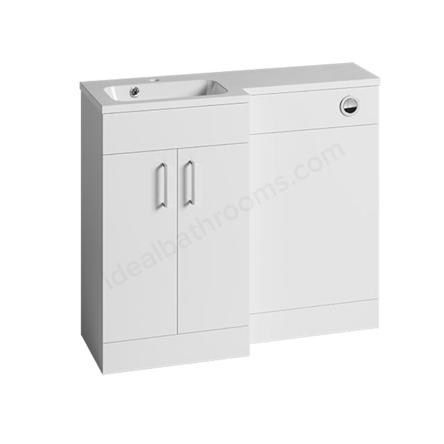 Essential Montana L-Shape Vanity Unit - Unbeatable Bathrooms