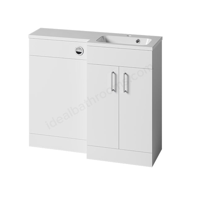 Essential Montana L-Shape Vanity Unit - Unbeatable Bathrooms