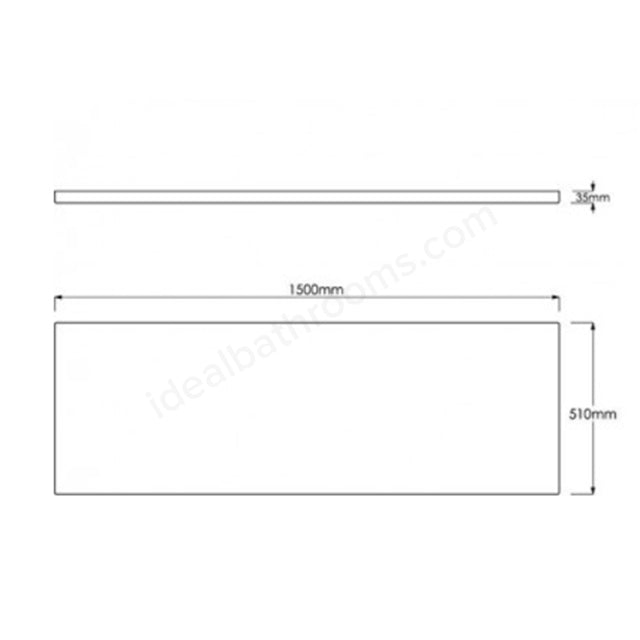 Essential Standard Front Bath Panel - Unbeatable Bathrooms
