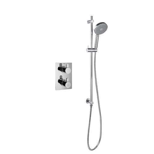 Flova Essence Thermostatic 1-Outlet Shower Valve with Slide Rail Kit - Unbeatable Bathrooms