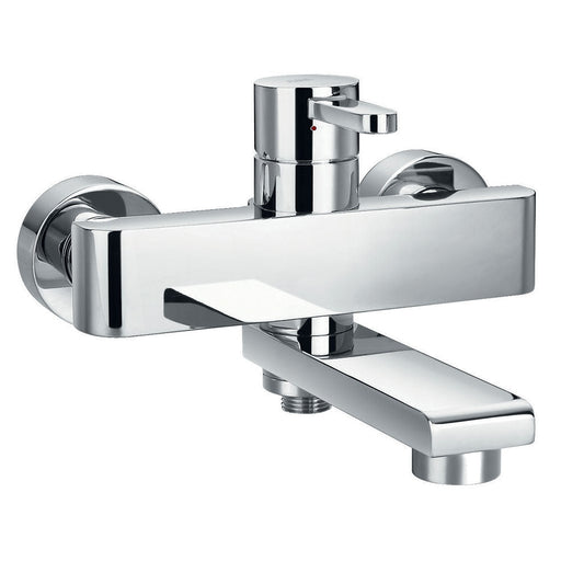 Flova Essence Wall Mounted Manual Bath and Shower Mixer with Diverter Spout (Excludes Kit) - Unbeatable Bathrooms