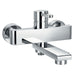 Flova Essence Wall Mounted Manual Bath and Shower Mixer with Diverter Spout (Excludes Kit) - Unbeatable Bathrooms