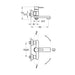 Flova Essence Wall Mounted Manual Bath and Shower Mixer with Diverter Spout (Excludes Kit) - Unbeatable Bathrooms