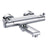 Flova Essence Wall Mounted Thermostatic Bath and Shower Mixer with Diverter Spout (Excludes Kit) - Unbeatable Bathrooms