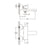 Flova Essence Wall Mounted Thermostatic Bath and Shower Mixer with Diverter Spout (Excludes Kit) - Unbeatable Bathrooms