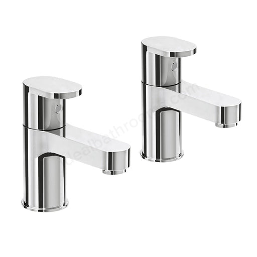 Essential Osmore Bath Pillar Tap Pair 2 Tap Holes Chrome - Unbeatable Bathrooms